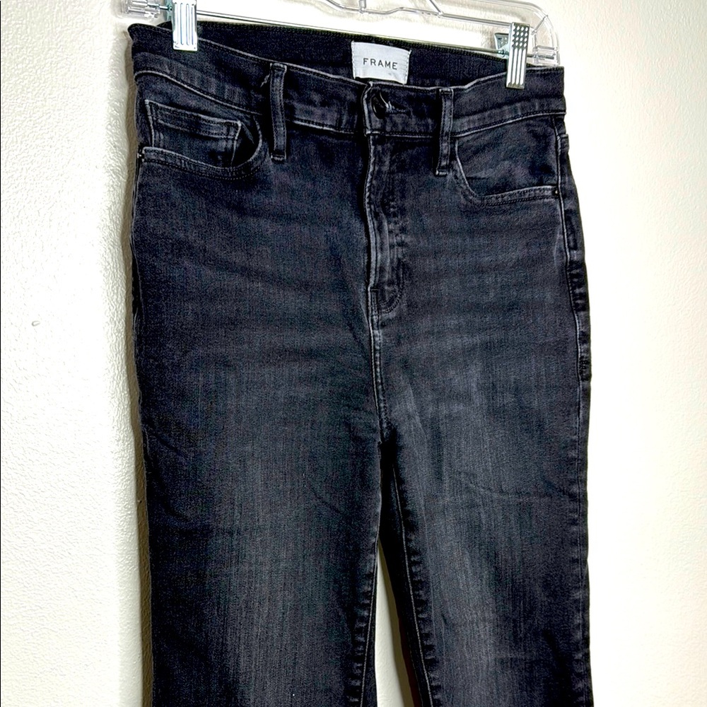 FRAME Le high straight Tilt wash 28